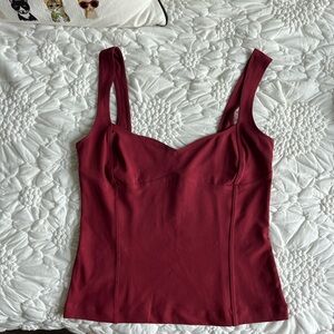 Intimately Free People Burgundy Tank